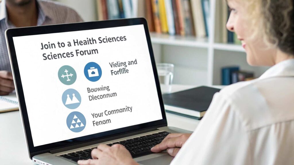 How To Join And Engage With HealthSciencesForum Arranie